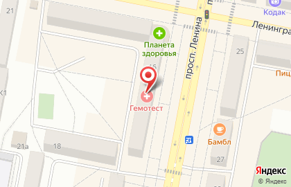 Магазин детской одежды Лёвушка на проспекте имени В.И. Ленина на карте