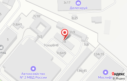 Автошкола Колесо на метро Марьино на карте