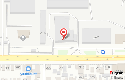 Шиномонтажная мастерская в Дзержинском районе на карте