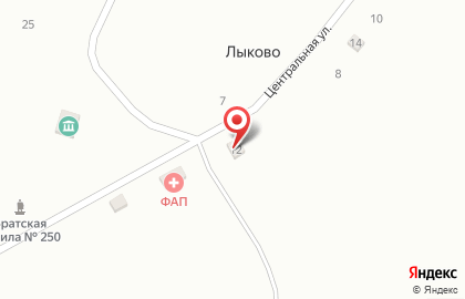 Лыковский фельдшерско-акушерский пункт, Подгоренская районная больница на карте