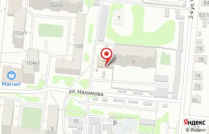 Магазин Красное & Белое на улице Нахимова на карте