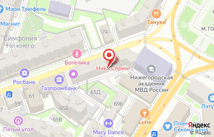 Лаборатория Ника Спринг на улице Максима Горького на карте