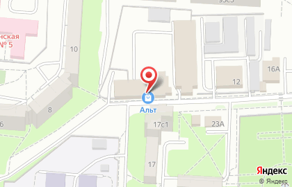 Сервисный центр Альт на Ярославской улице на карте