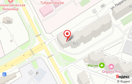Служба доставки японской кухни Яху на улице Пирогова на карте