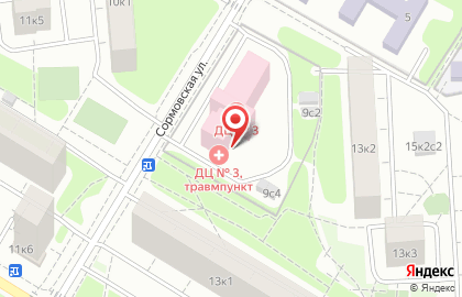 ГБУЗ Диагностический центр №3 на Сормовской улице на карте
