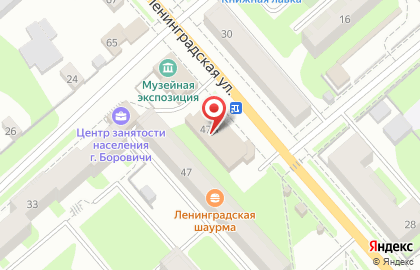 ФК Открытие на улице Ленинградской на карте