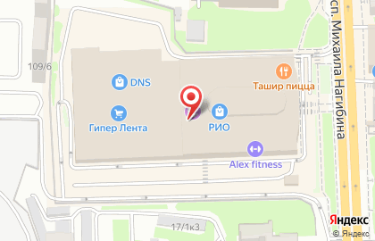Зоомагазин Лай-Ла на проспекте Михаила Нагибина на карте