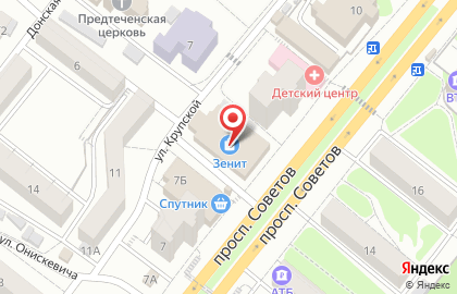 Магазин женской и мужской одежды, ИП Шулунова Е.Б. на проспекте Советов на карте