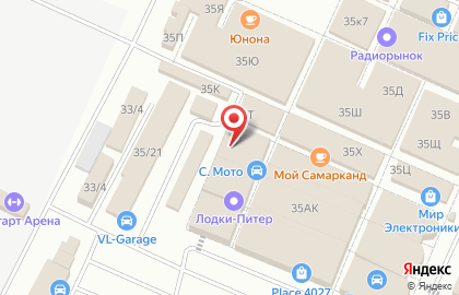 Парикмахерская в Санкт-Петербурге на карте