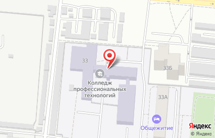 Омский колледж профессиональных технологий в Кировском районе на карте