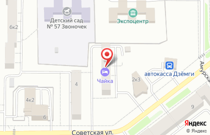 Перспектива в Комсомольске-на-Амуре на карте