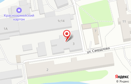Служба доставки питьевой воды Аква Премиум на улице Свердлова на карте