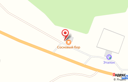 Гостиница Сосновый бор в Оренбурге на карте