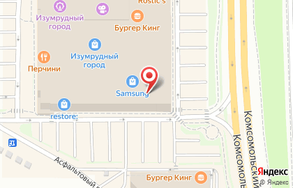 Центр продаж и обслуживания Tele2 на Комсомольском проспекте на карте