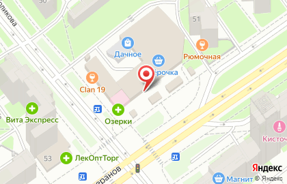 Магазин товаров для шитья и рукоделия Искусница на проспекте Ветеранов, 53 на карте