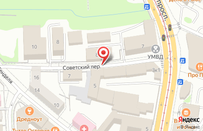 Автолак на Советском проспекте на карте