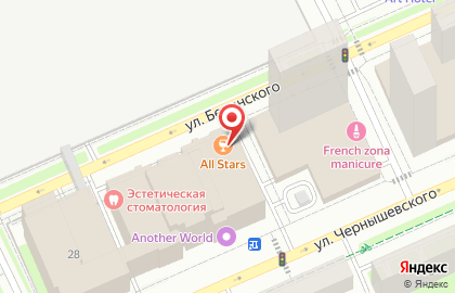 Центр паровых коктейлей All Stars Lounge на карте