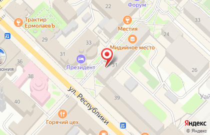 Магазин одежды и обуви Твоя находка! на улице Дзержинского на карте