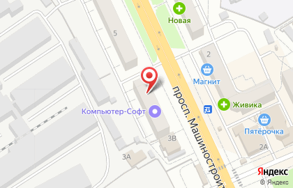Аптека Семейная аптека на проспекте Машиностроителей на карте
