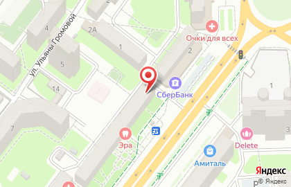 Салон-парикмахерская Милан в Октябрьском округе на карте