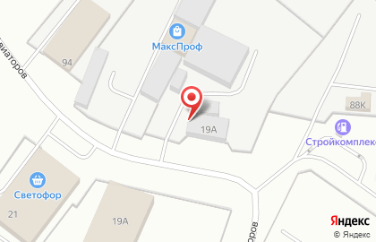 Торгово-монтажная компания на улице Авиаторов на карте