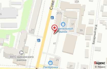 Магазин Аквасфера на Советской улице на карте