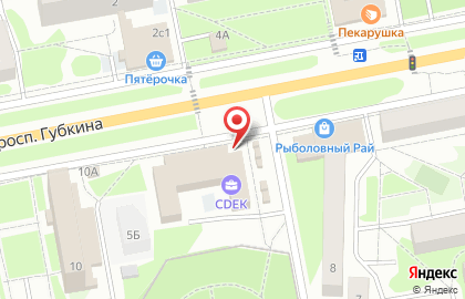 Ломбард Берилл-ЕДВ на проспекте Губкина на карте