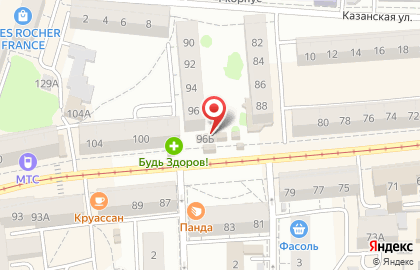 Магазин Русский хлеб на улице Багратиона, 96а киоск на карте