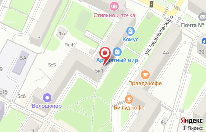 Школа йоги Open yoga на метро Аэропорт на карте
