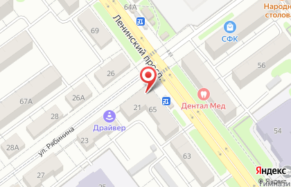 Займ просто в Ленинском на карте