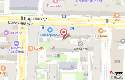 TEZ TOUR на улице Кирочная на карте