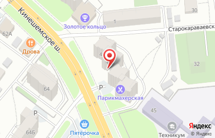 Ремонт телевизоров в костроме на карте