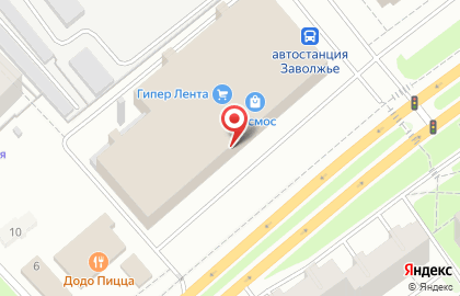 Торговый дом Русьмебель в Заволжском районе на карте