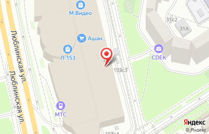 Магазин швейной фурнитуры и товаров для рукоделия Иголочка на Люблинской улице на карте