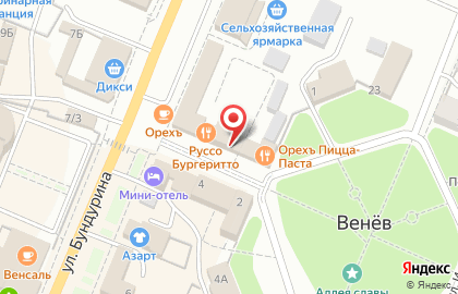Кафе Рандеву на улице Льва Толстого на карте