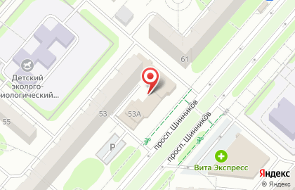 Банк Девон-Кредит на проспекте Шинников на карте
