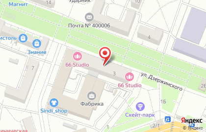 Универсам Пятёрочка в Тракторозаводском районе на карте