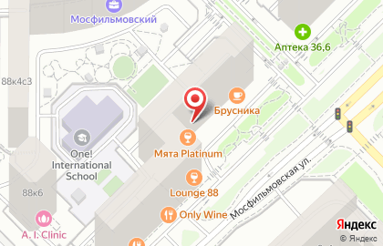 Компания Главхимчистка на Мосфильмовской улице на карте