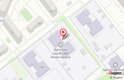 Детский сад №480 в Курчатовском районе на карте