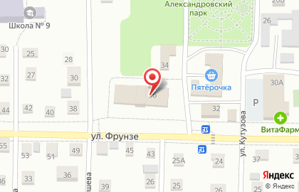 Дом культуры Луч на улице Фрунзе на карте