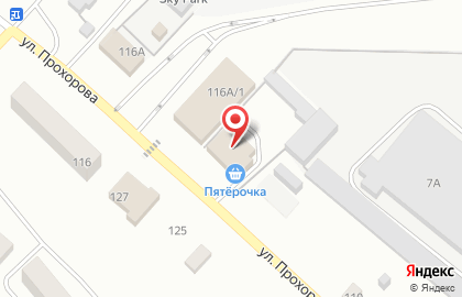 Пятерочка+, ООО Агроторг на улице Прохорова на карте