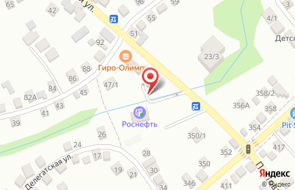АЗС Роснефть-Ставрополье на Почтовой улице на карте