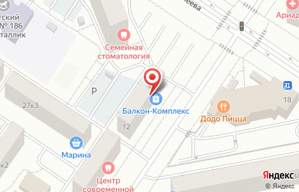 Тюменское центральное агентство воздушных сообщений на улице Бориса Опрокиднева на карте