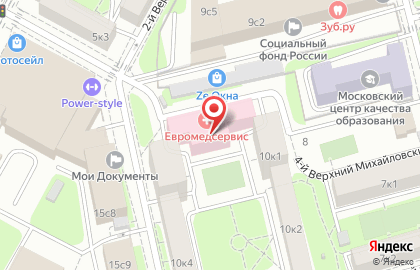 Центр развития Лестница на метро Ленинский проспект на карте