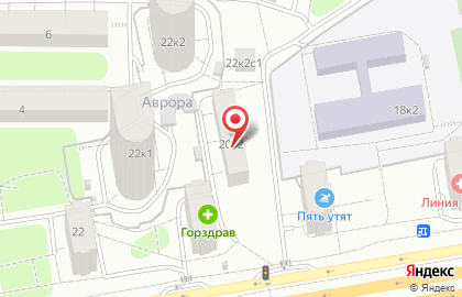 Аргус на Можайском шоссе на карте