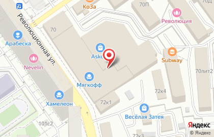 Магазин мебели DaVita-мебель на Революционной улице на карте