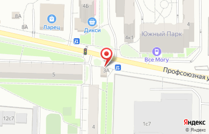Продуктовый магазин на Профсоюзной, 3а на карте