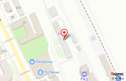 Лискинская транспортная прокуратура на карте