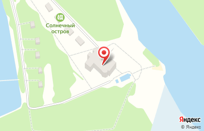 База отдыха Солнечный остров на Центральной улице на карте