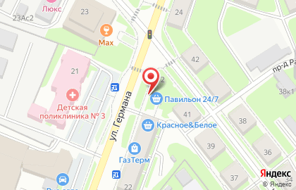 Киоск Старорусская мельница на Новолучанской улице на карте